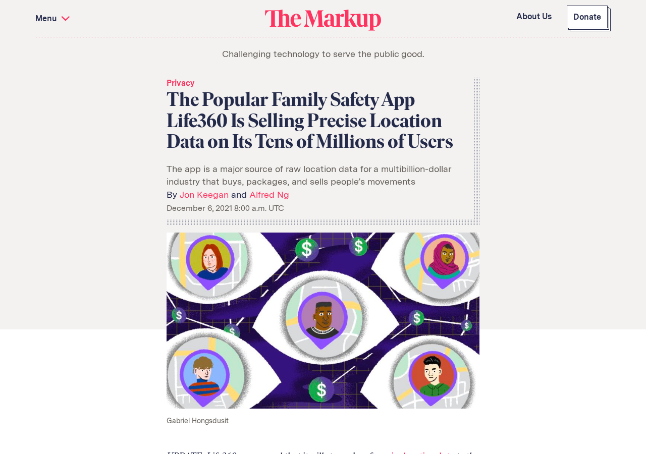 The Markup article on Life360 selling location data