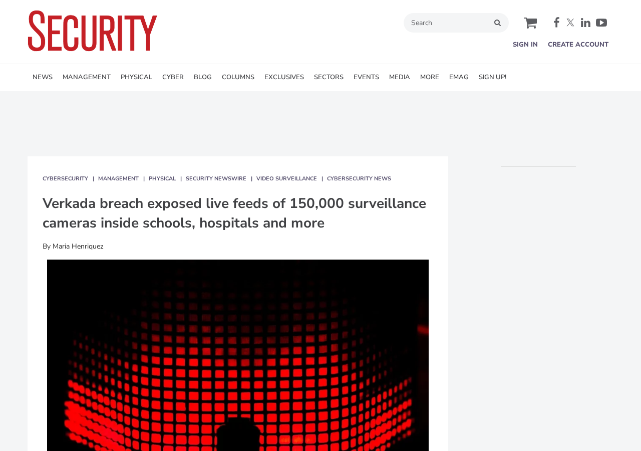 Security Magazine article on the Verkada camera breach